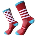 thumbnail image 1 of Calcetines Ciclismo Deportes al aire libre Rayas Punto Mujer Hombre Running Rojo JShteea Para Estrenar, 1 of 5