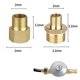 thumbnail image 3 of Gas Adapter Copper Gas Hose Adapter Gas Cylinder Connection Adapter Gas Adapter 1/2 to 1/4, 3/4 Connection Fitting, 3 of 4