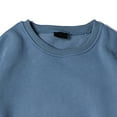 thumbnail image 6 of Oversized Sweatshirts for Men 2025 Fall Winter Long Sleeve Crewneck Drop Shoulder Sweatshirt Pullover Tops, 6 of 7