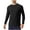 Black, variant on Men's Shirts UPF 50+ Lightweight Long Sleeve Sun Protection Shirts Spandex Athletic Bottom Shirts for Men