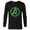Black, variant on Avengers A Logo Lucky Shamrocks St. Patrick’s Day - Long Sleeve T-Shirt for Men - Customized-Athletic Heather