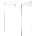 thumbnail image 1 of Plymor Clear Acrylic Vertical Square Display Riser, 6" H x 4" W x 4" D (1/8" Thick), 1 of 3