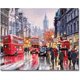 thumbnail image 1 of Frameless, Painted, With Brush And Acrylic Paint, Suitable For Adults And Children Advanced Beginners - Bus 16 * 20 Inches, 1 of 3