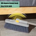 thumbnail image 6 of PPgejGEK Brooms and Dustpan Set Double-layer Scraper Foldable Dustpan Non-stick Hair Dustpan Sweeping Brooms 180-degree Rotatable Brooms for Vertical Storage 50% off Clear, 6 of 7
