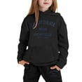 thumbnail image 4 of Gaexia Girls Outfits Set Winter Hoodie And Joggers Comfy Casual Kids Clothes With Stylish Print for Toddler To Teen, 4 of 4