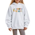 thumbnail image 1 of Chandail en Molleton pour Fille, Manches Longues, Imprimé, à Capuche, Col Rond, Chandail, Vêtements d'Hiver, 2-3 Ans, 1 of 4