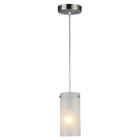 - CHLOE Lighting ULLA Transitional 1 Light Brushed Nickel Mini Pendant 4