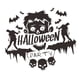 thumbnail image 4 of Arte de pared del dormitorio engomada de pared de de Halloween de historieta negra Estilo05 Sunnimix Etiqueta de la pared de PVC negra, 4 of 8