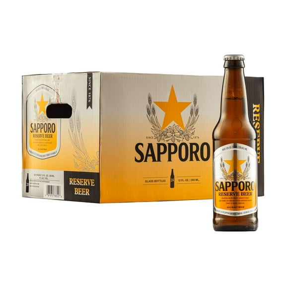 Caja Cerveza Sapporo Reserve 355 Ml