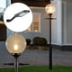 thumbnail image 5 of Monstrate Luz de pared Solar ajustable recargable al aire libre gran angular lámpara patio pasarela carretera noche seguridad iluminación equipo camino Iluminación y accesorios Blanco Monstrate HA072886-01, 5 of 6