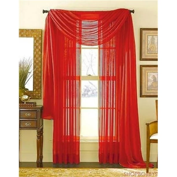Making a best sale window scarf