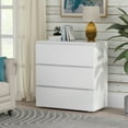 thumbnail image 3 of 3 Drawer Dresser for Bedroom, Chest of Drawers Storage Cabinet Nightstand for Living Room, Entryway, Children Room (Brown), 3 of 8