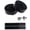 Black, variant on Naierhg 2Pcs Fixed Gear Bike Road Bicycle Handlebar Porous Straps Bands for Cycling