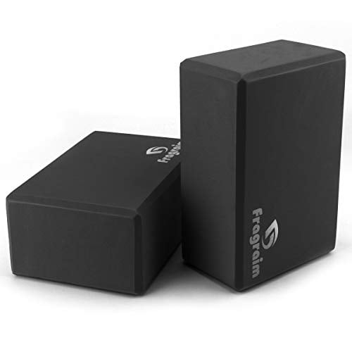 Yoga Blocks (2 Pack) 9×6×4 High Density EVA Foam Bricks Provides