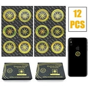 EMF Protection Sticker for Cell Phone, 12 Pack Anti-Radiation Shield Radiation Neutralizer