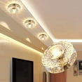 thumbnail image 4 of Crystal LED Downlight, 5W Recessed Ceiling Light with Aperture, LED Decorative Spotlight for Creative Corridor in Hallway, Hallway, Living Room, Bedroom, 4 of 5