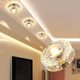 thumbnail image 4 of Downlight LED de cristal, luz de techo empotrada de 5 W con apertura, foco decorativo LED para pasillo creativo en pasillo, pasillo, sala de estar, dormitorio Ormromra 221964-1, 4 of 8