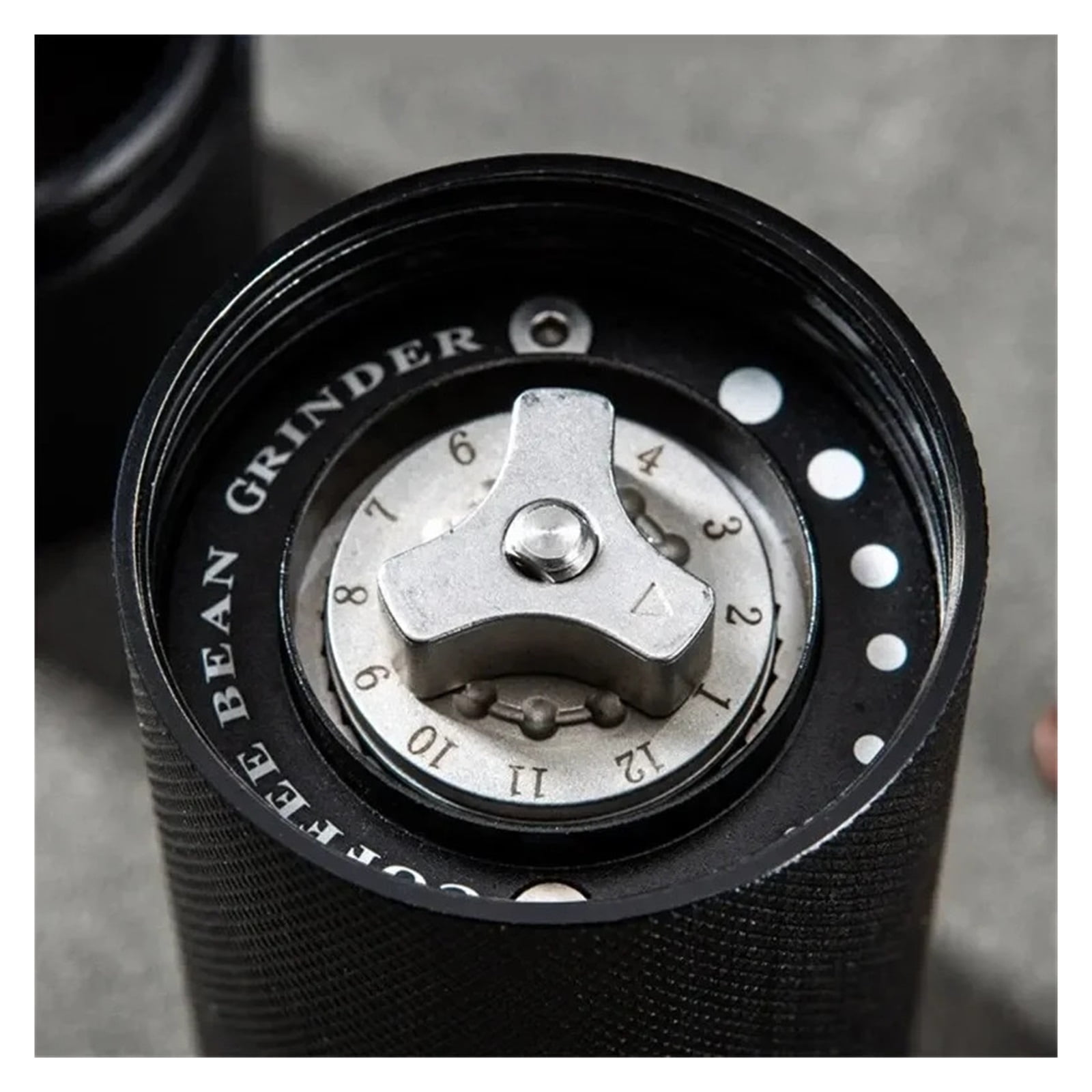 Manual Coffee Grinder CNC Stainless Steel Professional Double Bearing Adjustable Hand Burr Coffee Bean Grinding ,Portable