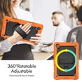 thumbnail image 6 of Allytech Rugged Case for Samsung Galaxy Tab A7 Lite 8.7" 2021 Model SM-T220 T225, Build In Screen Protector Hybrid PC 360 Rotating Stand Shockproof Shoulder Strap Lanyard Bumper Case Kids Friendly, 6 of 7