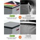thumbnail image 4 of Caja organizadora de archivos Oterri grande con tapas gris x2, 4 of 7