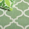 thumbnail image 5 of SAFAVIEH Machine Washable Rug Indoor/Outdoor Bermuda Collection - Bermuda Tamaya Geometric Machine Washable Indoor/Outdoor Runner Rug, Green/Ivory, 2' x 8', 5 of 6