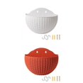 thumbnail image 1 of 2 Unids Modern Wall Planter Hanger Self Watering Pot Containers Flower Jarrones Titulares Cesta para el Hogar Balcón Patio Porche Decoración de Pared CUTICAT  none, 1 of 8