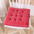 thumbnail image 5 of Ludlz Seat Cushion Plaid Pattern Hip Protective Square Chair Soft Pad Home Office Buttocks Cushion for Living Room, 5 of 8