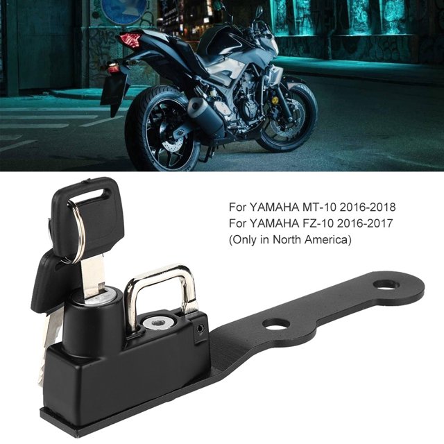 Kit De Bloqueo Para Casco De Motocicleta, Bloqueo Universal De Aleacio Para Casco Para Mt-10 2016-2018 FZ-10 2016-2017 Norteamérica