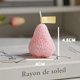 thumbnail image 2 of Strawberry Shaped Mini Scented Candle - Pink - 4 Pieces, 2 of 5