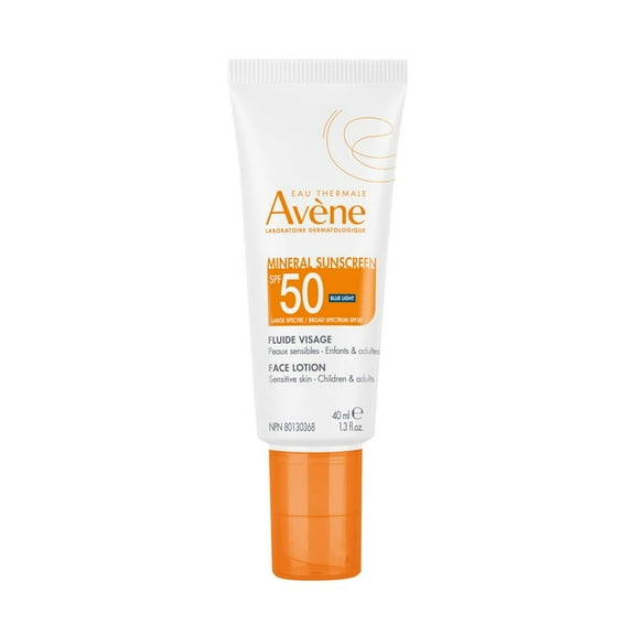 Avene Mineral Sunscreen Face Lotion SPF 50, 1.3 fl oz