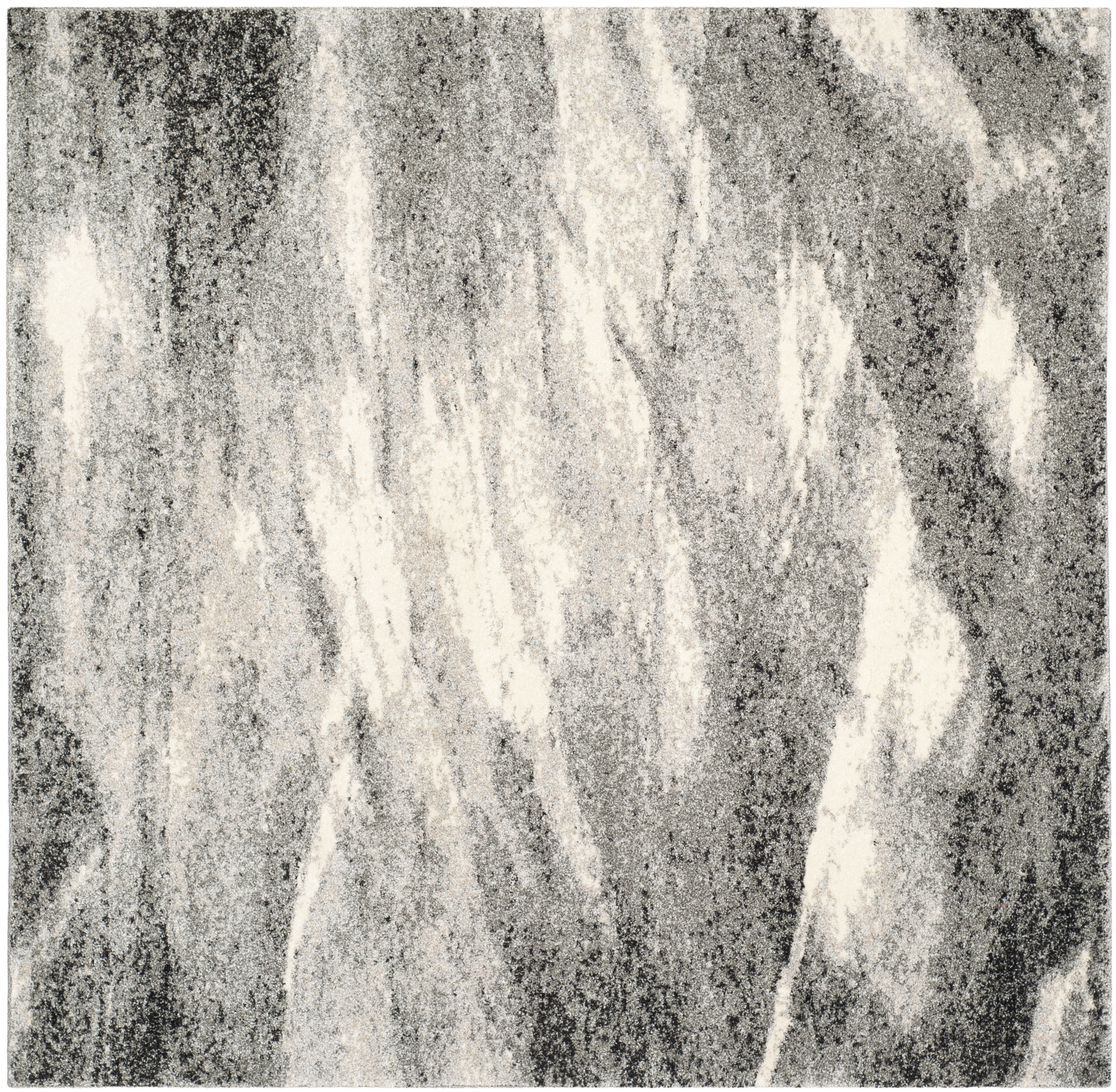 Safavieh Retro Panit Abstract Area Rug, Gray/Ivory, 3' x 3' Square