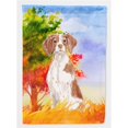 thumbnail image 1 of Carolines Treasures CK1954CHF Fall Brittany Spaniel Flag Canvas House Size, 1 of 4