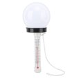 thumbnail image 1 of Lampe flottante pour piscine, thermoscope, recharge solaire, jauge de température, lumière flottante pour baignoire spa, lumière colorée, 1 of 4