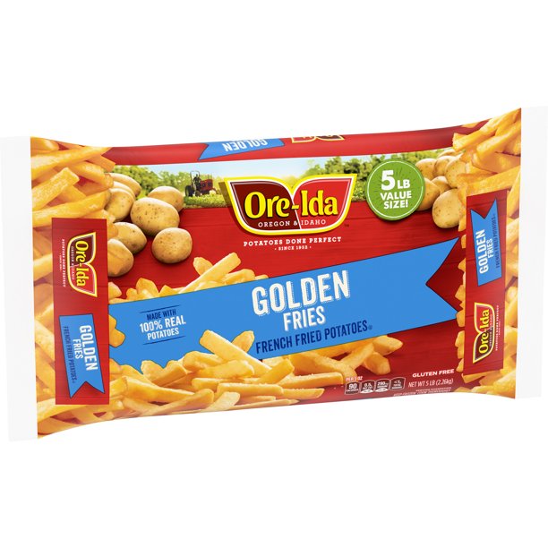 OreIda Golden French Fries, 5 lb Bag