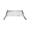 thumbnail image 2 of Highway Products 4030-050 HWP4030-050 HONEY COMB HEADACHE RACK WITH TANK BRITE UPRIGHTS SMOOTH ALUMINUM CENTER SIZE 2, 2 of 6