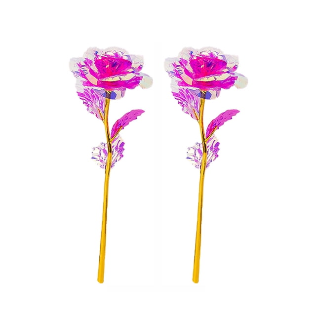 Rosa luminosa colorida, flor Artificial, regalos únicos para mujeres y niñas, decoración floral para fiesta de cumpleaños y Día de San Valentín