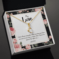 thumbnail image 3 of To My Girlfriend With You Alluring Ribbon Necklace Message Card, 3 of 7