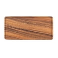 thumbnail image 2 of Bandeja de madera rectangular para servir desayuno, bebidas, café, té, cenas, comida, refrigerios Los 25x12x12cm, 2 of 8