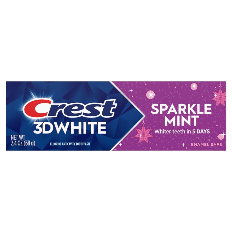 Crest Toothpaste, Sparkle Mint Toothpaste, 2.4 oz - Walmart.com