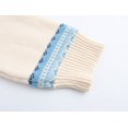 thumbnail image 5 of TRAFZA Suéter de punto informal para mujer, suéter navideño holgado con cuello redondo vintage, nuevo suéter de Nochebuena de moda otoño invierno 2024, 5 of 5