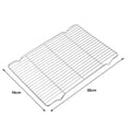 thumbnail image 4 of Eigraketly 2 rejillas de refrigeración de acero inoxidable para barbacoa, rejillas para hornear para galletas, pan, pasteles Estufas de camping Eigraketly OD013552-00, 4 of 6
