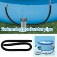 thumbnail image 2 of Pool Hose for Intex 1.25" Diameter Above Ground Pool Pump Hoses Replacement Accessory 59" Long 1-1/4 Swimming Pool Filter Pump Hoses 607 637 With 4 Metal Clamps, 2 Pack, 2 of 6