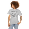 thumbnail image 3 of Cat Petting Guide - Funny Kitten Shirt - Fur Baby Cat Gift Tee - ID: 364, 3 of 7