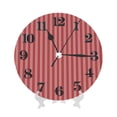 thumbnail image 7 of Kdxio Clock number Print Wall Clock,10 Inch Battery Operated Wall Clocks,Silent Non Ticking Small Analog Clock for Living Room,Office,Home,Bedroom,Kitchen,Bathroom, 7 of 7