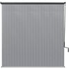 Radiance Premium Roll Up Solar Shade, Stone Grey