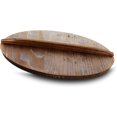 thumbnail image 4 of Megachef 14 Inch Pre-Seasoned Cast Iron Wok with Lid, 4 of 6