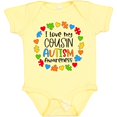 thumbnail image 3 of Inktastic I Love My Cousin Autism Awareness Boys or Girls Baby Bodysuit, 3 of 5