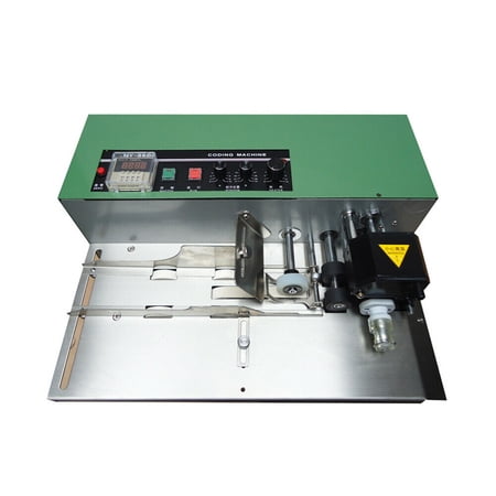 INTSUPERMAI Desktop Solid Ink Wheel Label Coding Machine Date Code Marking Machine for Bid Size Plastic Vacuum Bag