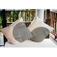 thumbnail image 3 of 20" x 20" Simply Daisy Big Circle Indoor/Outdoor Pillow, Raven Black Qty 1, 3 of 6