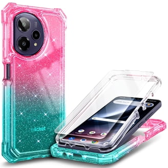Full Body Shockproof Bumper With Screen Protector Cricket Icon Pro 2026 & AT&T Motivate Pro 2 5G Phone Case - Glitter Aqua/Purple, Military Drop Protection Icon Pro 2026 Case Full Body Shockproof Bumper With Screen Protector Cricket Icon Pro 2026 & AT&T Motivate Pro 2 5G Phone Case - Glitter Aqua/Purple, Military Drop Protection Icon Pro 2026 Case